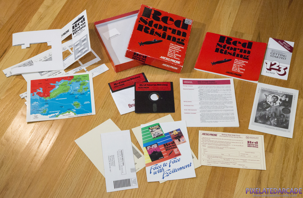 Red Storm Rising Cover Art: Box and contents Red Storm Rising Cover Art: Box and contents