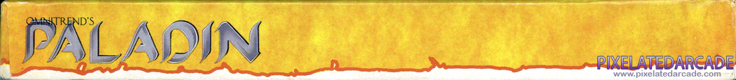 Paladin Cover Art: Top Spine Paladin Cover Art: Top Spine