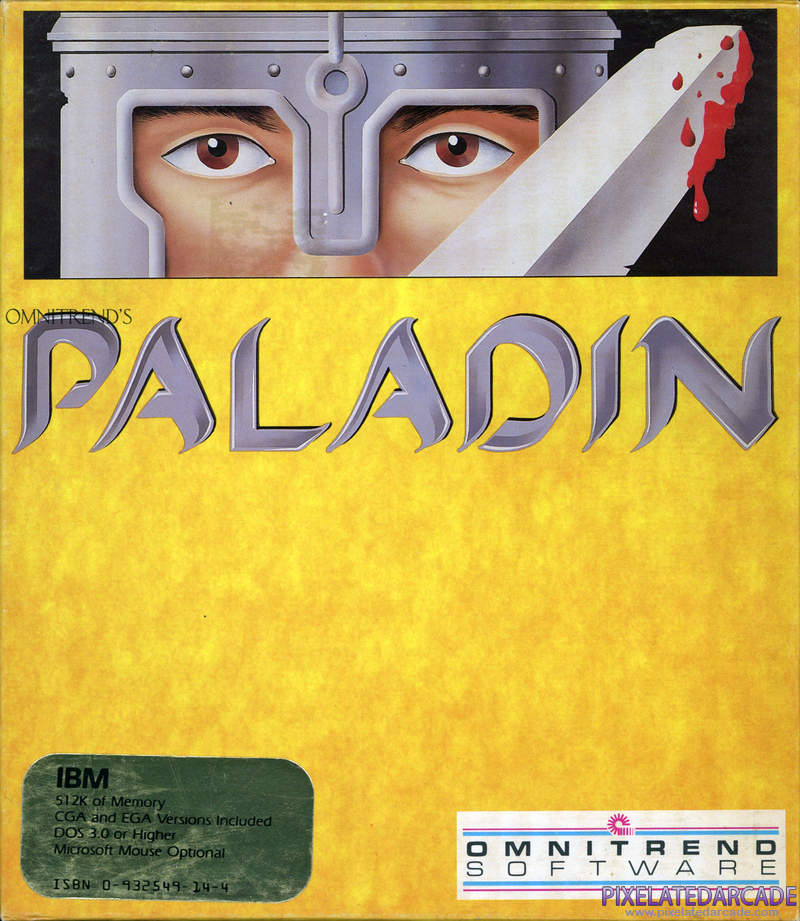Paladin Cover Art: Paladin Cover Art: