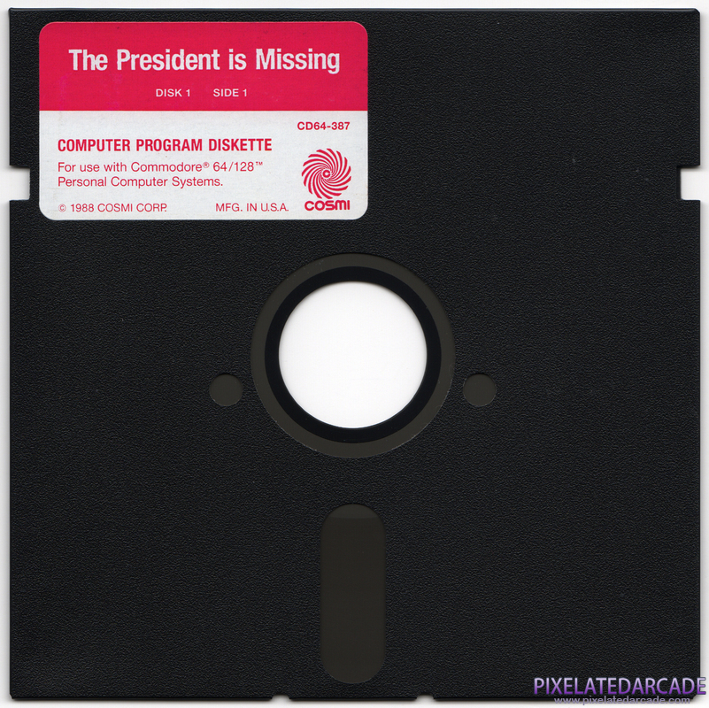 President is Missing, The Cover Art: Disk 1 of 2 - Front President is Missing, The Cover Art: Disk 1 of 2 - Front
