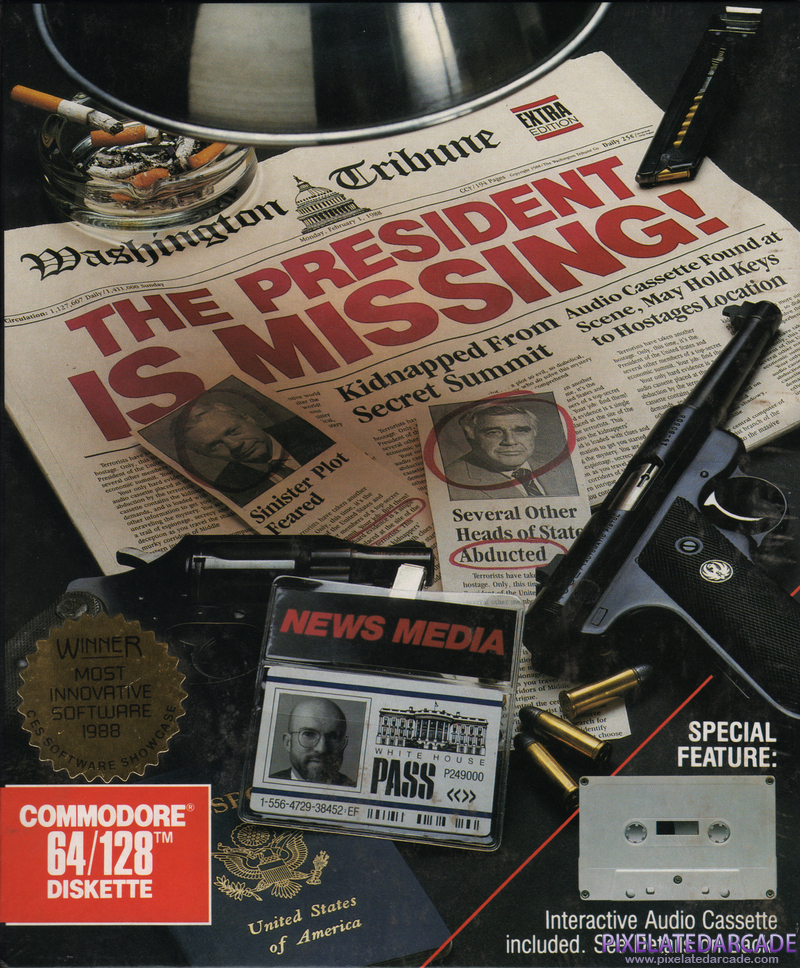 President is Missing, The Cover Art: President is Missing, The Cover Art: