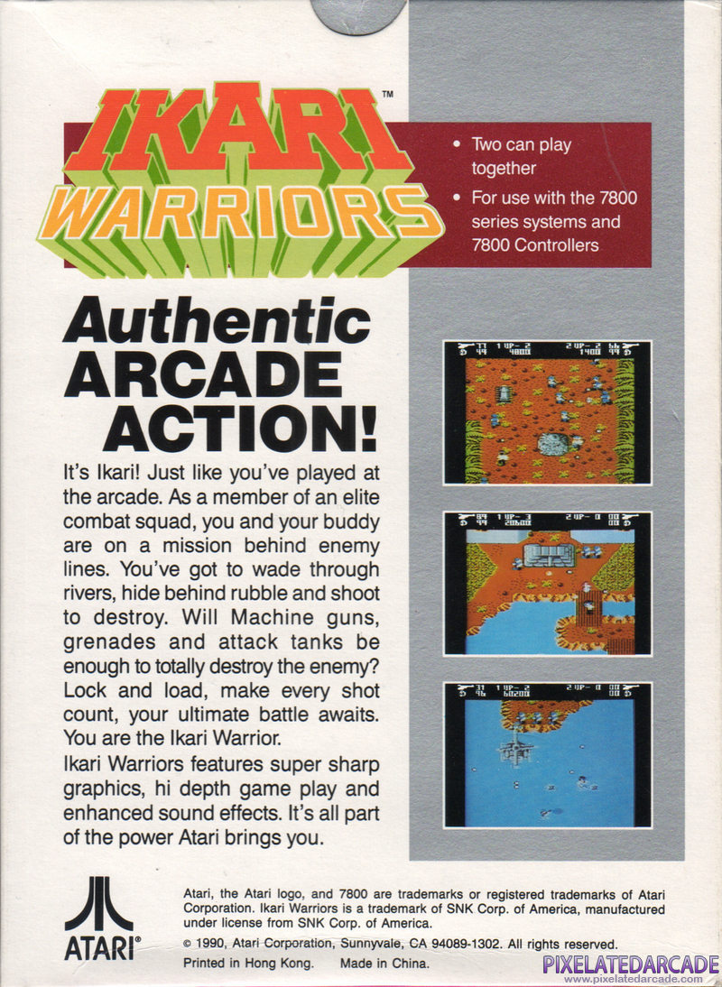 Ikari Warriors Cover Art: 