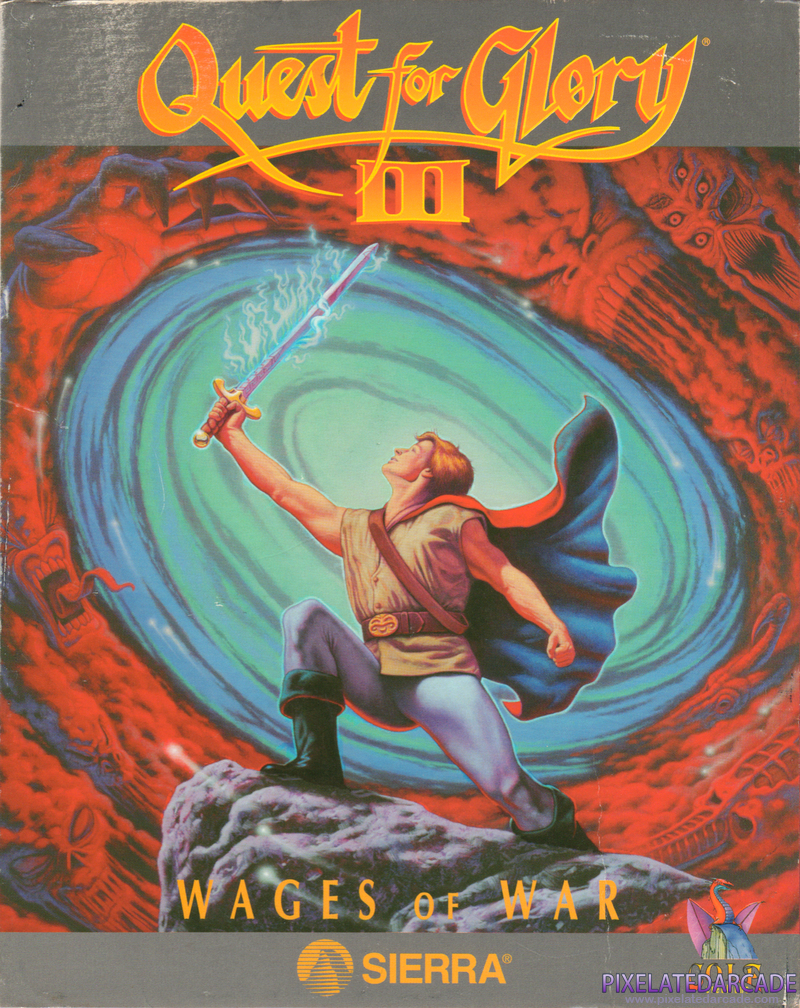 Quest for Glory III: Wages of War Cover Art: 