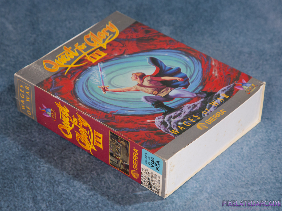 Quest for Glory III: Wages of War Cover Art: Box Quest for Glory III: Wages of War Cover Art: Box