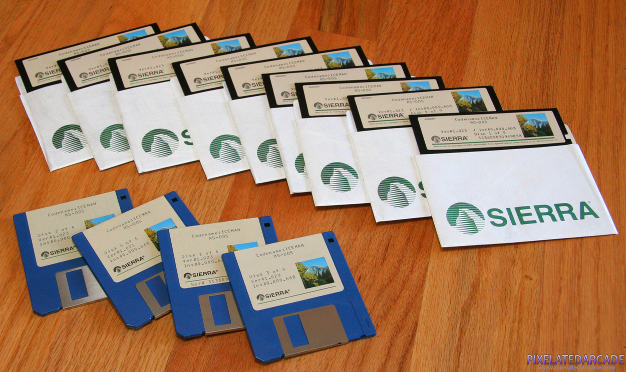 Code-Name: Iceman Cover Art: 3.5" and 5.25" disks Code-Name: Iceman Cover Art: 3.5" and 5.25" disks