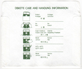 Disk Sleeve - Back