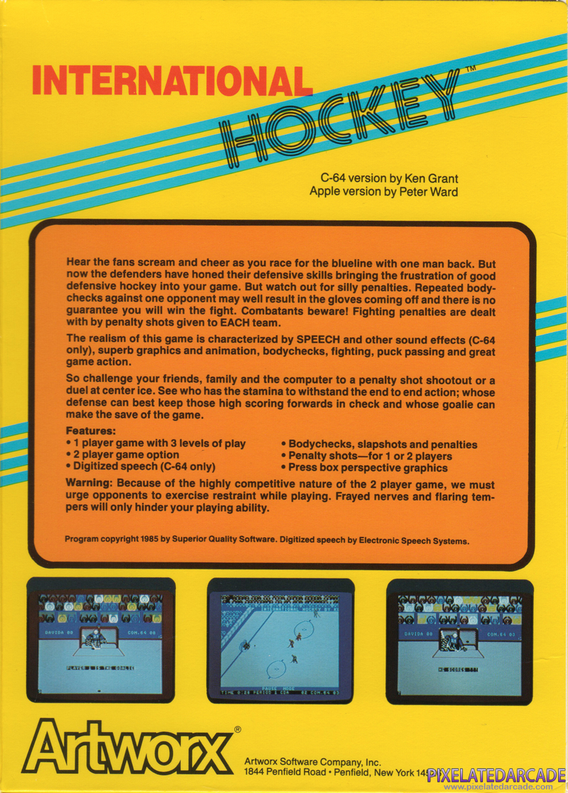 International Hockey Cover Art: International Hockey Cover Art: