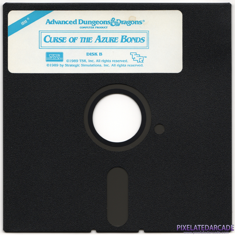 Curse of the Azure Bonds Cover Art: Disk 2 of 4 Curse of the Azure Bonds Cover Art: Disk 2 of 4