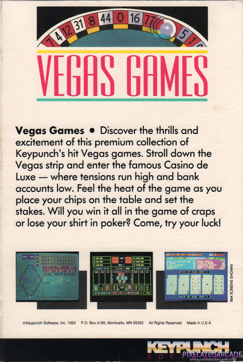Vegas Games Cover Art: Vegas Games Cover Art: