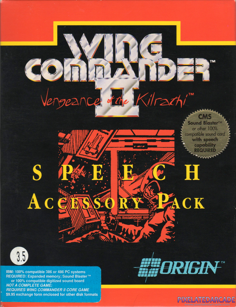Wing Commander II: Vengeance of the Kilrathi - Speech Accessory Pack Cover Art: 