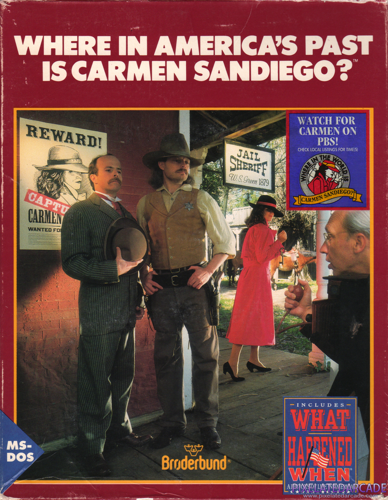 Where in America's Past is Carmen Sandiego? Cover Art: 