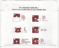Disk Sleeve - Back
