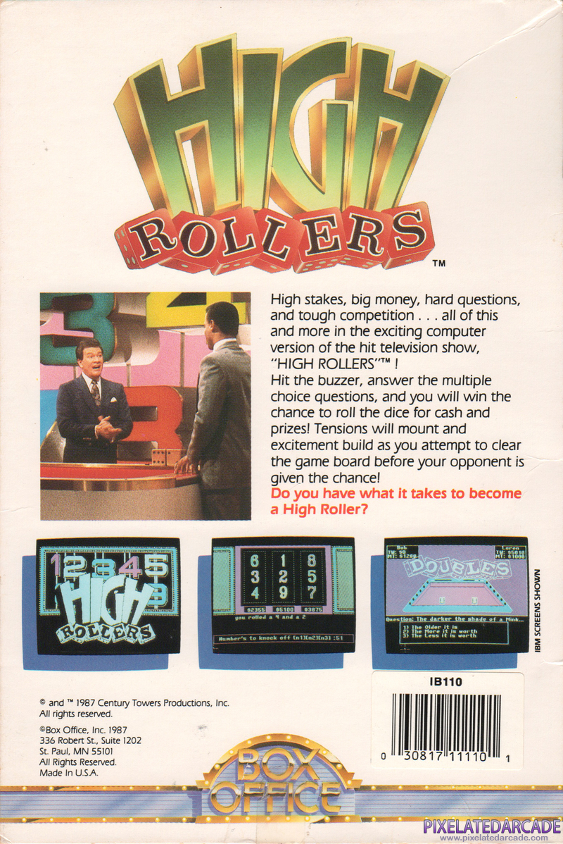 High Rollers Cover Art: 