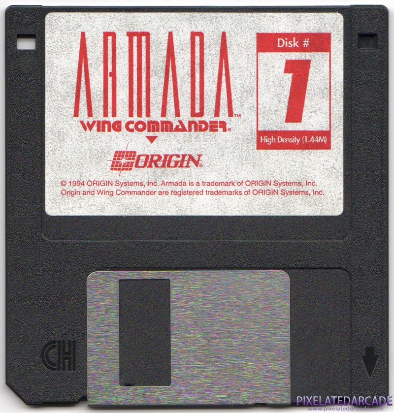 Wing Commander: Armada Cover Art: Disk 1 of 6 - Front Wing Commander: Armada Cover Art: Disk 1 of 6 - Front