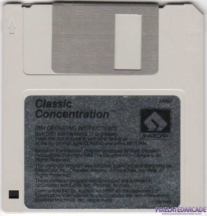 Classic Concentration Cover Art: Classic Concentration Cover Art: