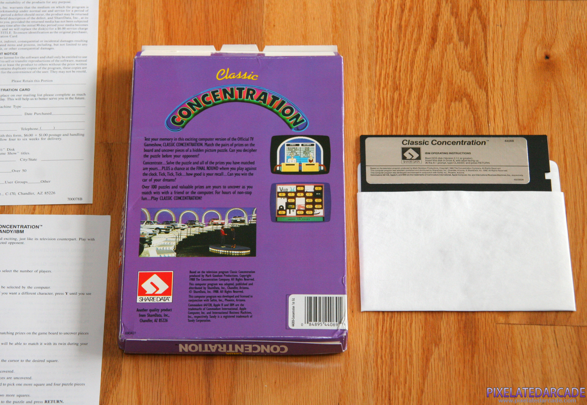 Classic Concentration Cover Art: Classic Concentration Cover Art: