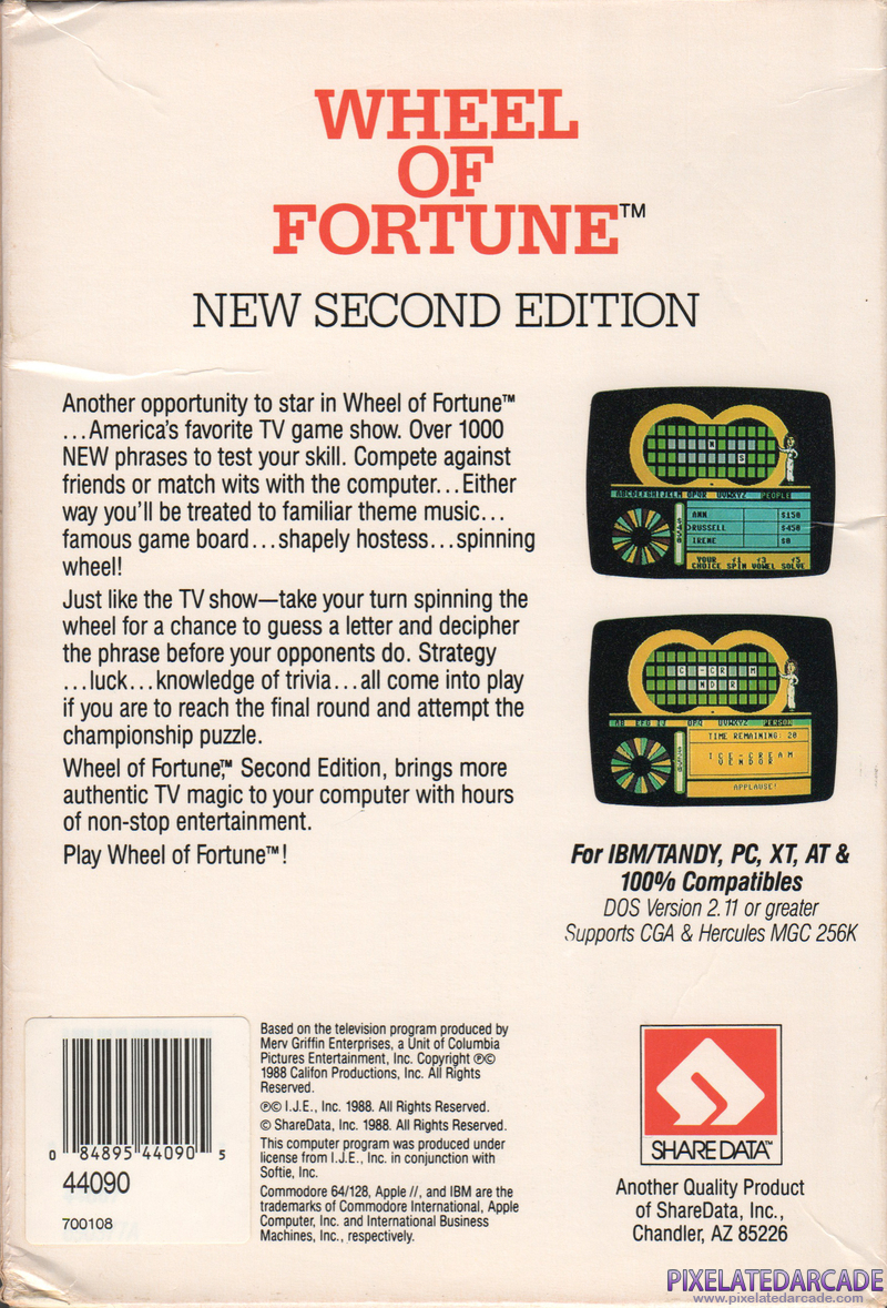 Wheel of Fortune: New Second Edition Cover Art: 