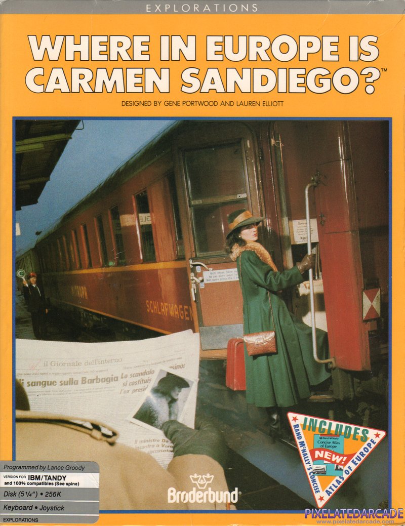 Where in Europe is Carmen Sandiego? Cover Art: 