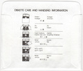 Disk Sleeve - Back