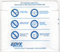 Disk Sleeve - Back