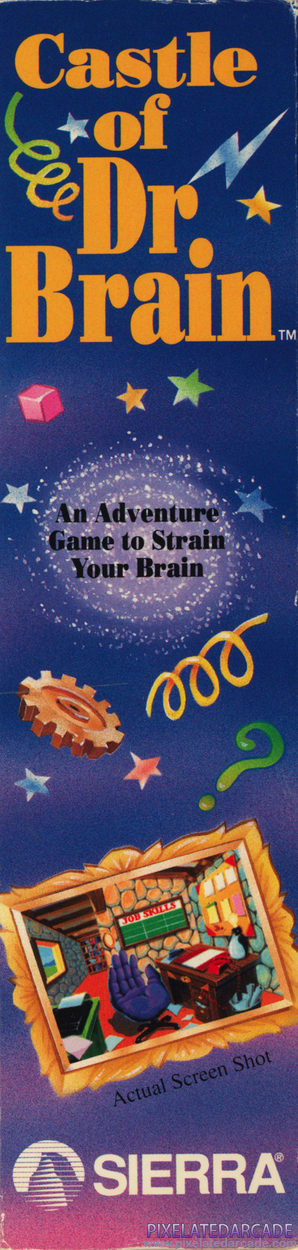 Castle of Dr. Brain Cover Art: Right Spine Castle of Dr. Brain Cover Art: Right Spine