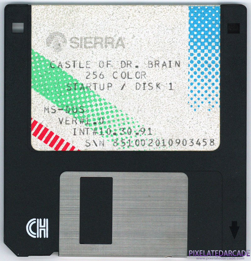 Castle of Dr. Brain Cover Art: Disk 1 of 2 - Front Castle of Dr. Brain Cover Art: Disk 1 of 2 - Front