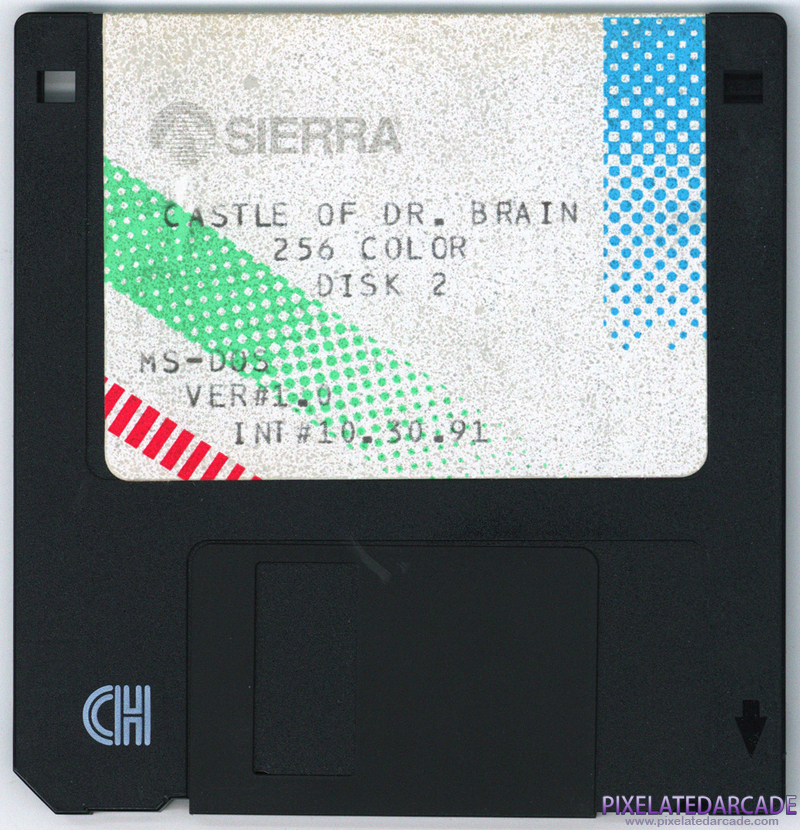 Castle of Dr. Brain Cover Art: Disk 2 of 2 - Front Castle of Dr. Brain Cover Art: Disk 2 of 2 - Front