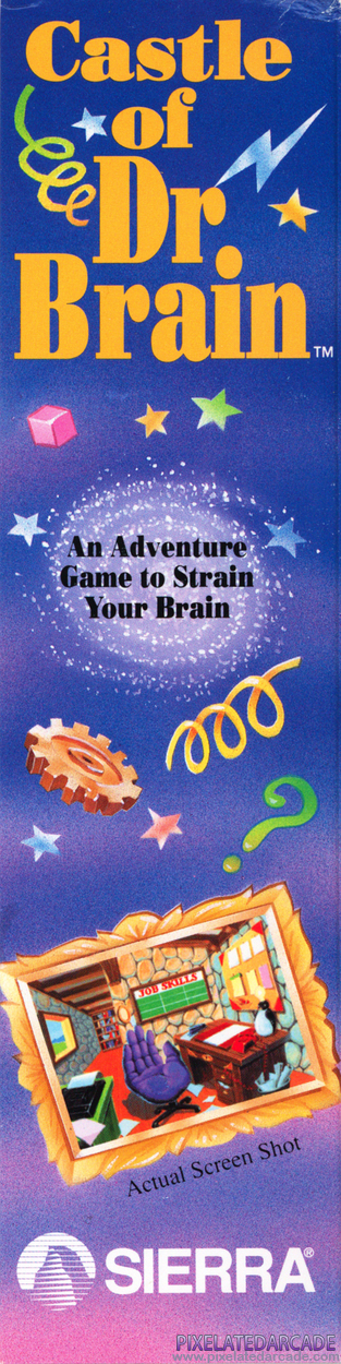 Castle of Dr. Brain Cover Art: Right Spine Castle of Dr. Brain Cover Art: Right Spine