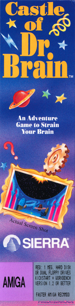 Castle of Dr. Brain Cover Art: Left Spine Castle of Dr. Brain Cover Art: Left Spine