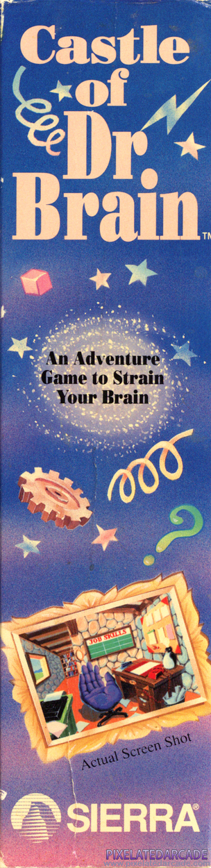 Castle of Dr. Brain Cover Art: Right Spine Castle of Dr. Brain Cover Art: Right Spine
