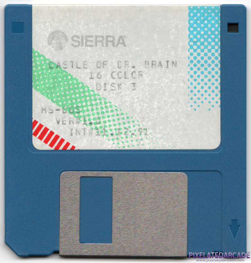 Castle of Dr. Brain Cover Art: Disk 3 of 3 Castle of Dr. Brain Cover Art: Disk 3 of 3
