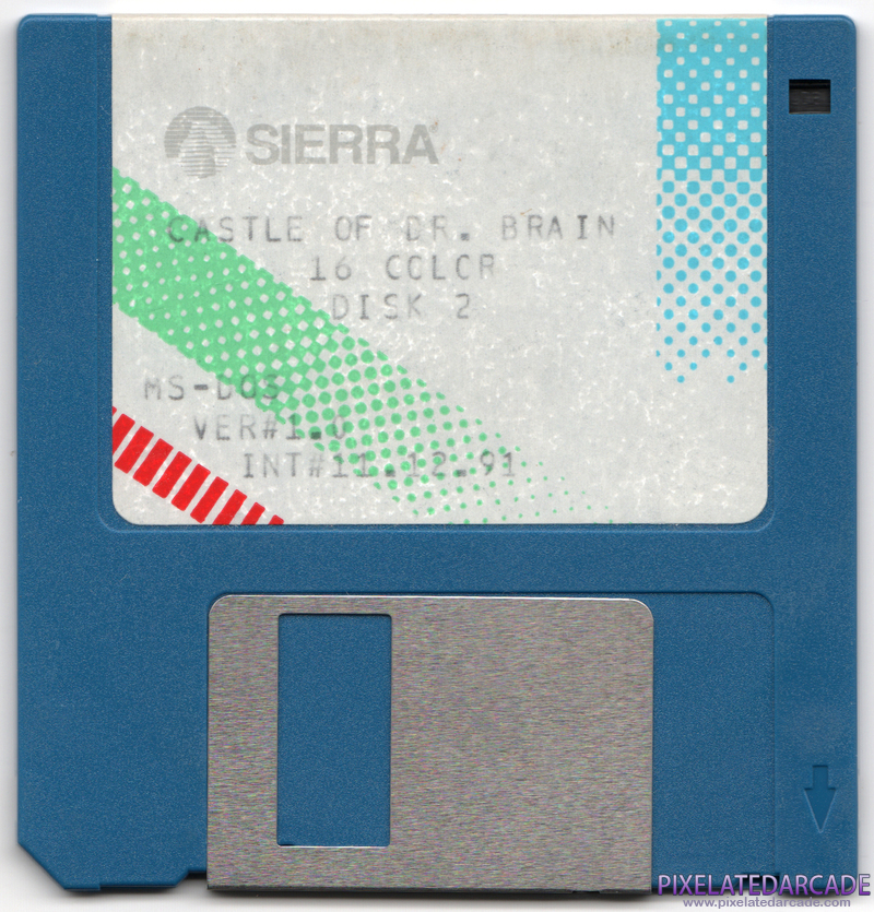Castle of Dr. Brain Cover Art: Disk 2 of 3 Castle of Dr. Brain Cover Art: Disk 2 of 3