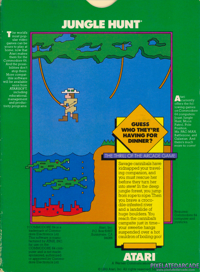 Jungle Hunt Cover Art: Jungle Hunt Cover Art: