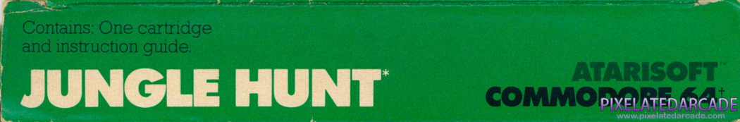 Jungle Hunt Cover Art: Top Spine Jungle Hunt Cover Art: Top Spine