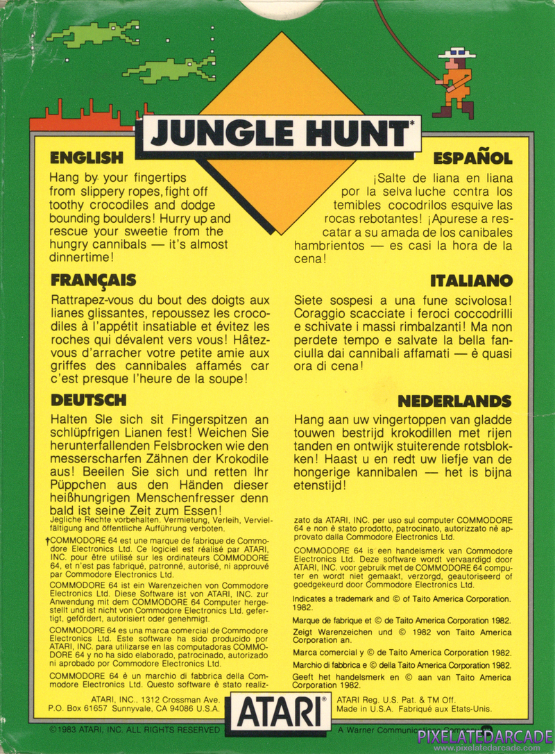 Jungle Hunt Cover Art: 