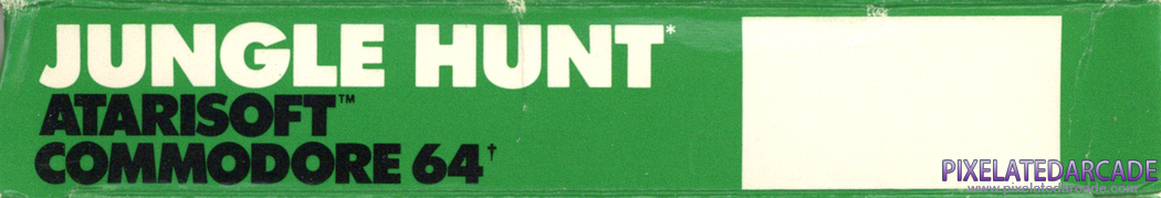 Jungle Hunt Cover Art: Bottom Spine Jungle Hunt Cover Art: Bottom Spine