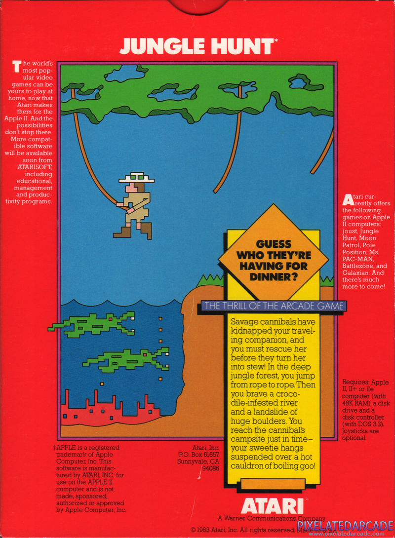 Jungle Hunt Cover Art: 