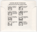 Disk Sleeve - Back