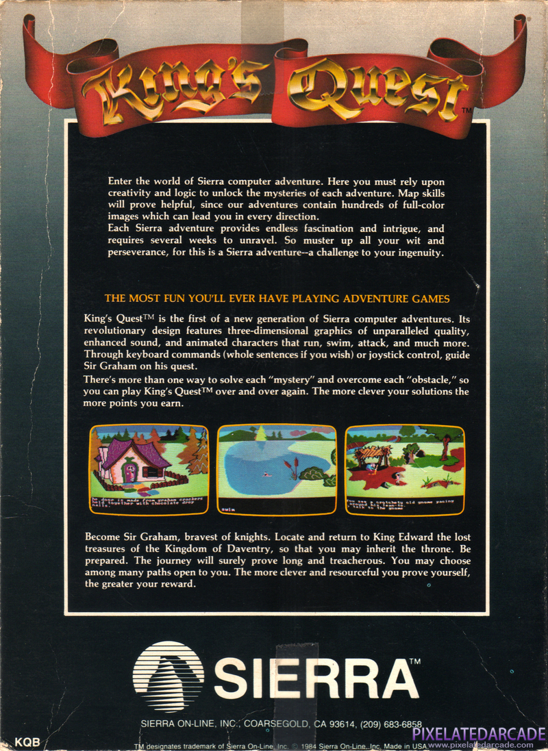 King's Quest Cover Art: King's Quest Cover Art: