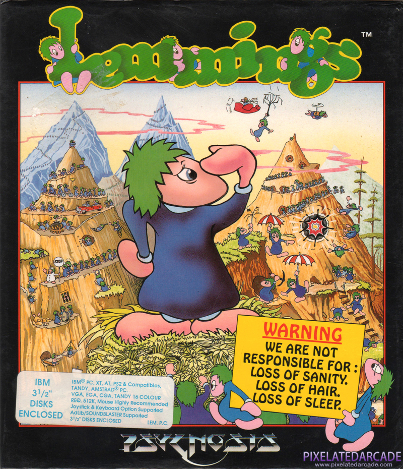 Lemmings Cover Art: Lemmings Cover Art: