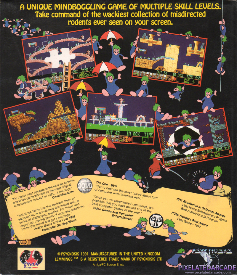 Lemmings Cover Art: Lemmings Cover Art: