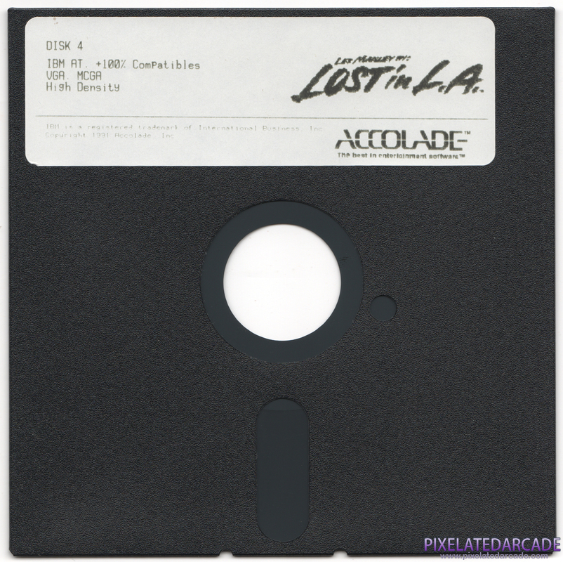 Les Manley in: Lost in L.A. Cover Art: Disk 4 of 4 Les Manley in: Lost in L.A. Cover Art: Disk 4 of 4
