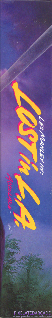 Les Manley in: Lost in L.A. Cover Art: Right Spine Les Manley in: Lost in L.A. Cover Art: Right Spine