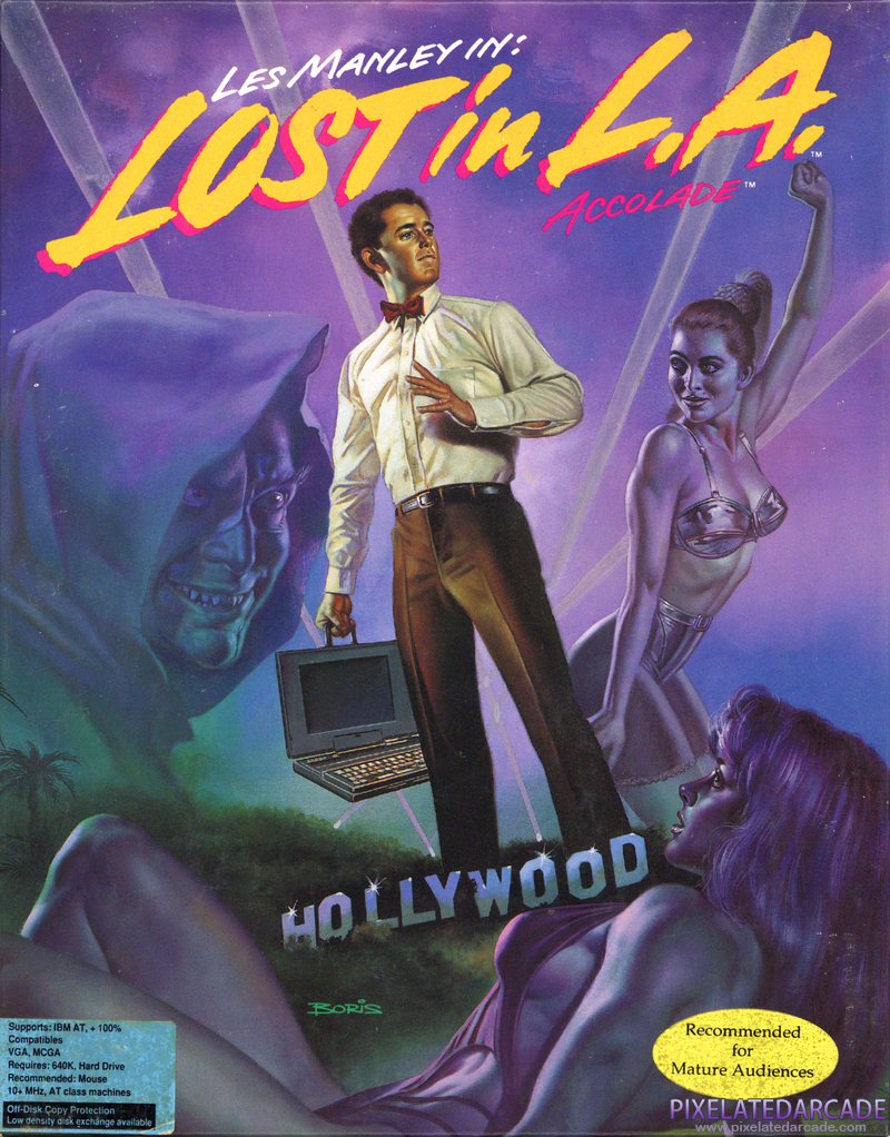 Les Manley in: Lost in L.A. Cover Art: Les Manley in: Lost in L.A. Cover Art: