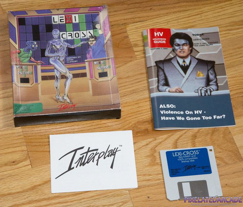 Lexi-Cross Cover Art: Box and contents Lexi-Cross Cover Art: Box and contents