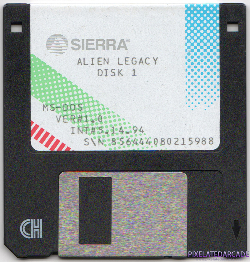Alien Legacy Cover Art: Disk 1 of 7 - Front Alien Legacy Cover Art: Disk 1 of 7 - Front