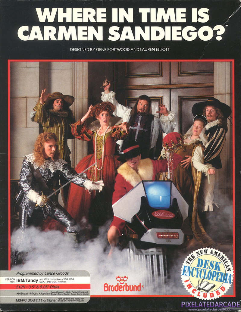 Where in Time is Carmen Sandiego? Cover Art: Where in Time is Carmen Sandiego? Cover Art: