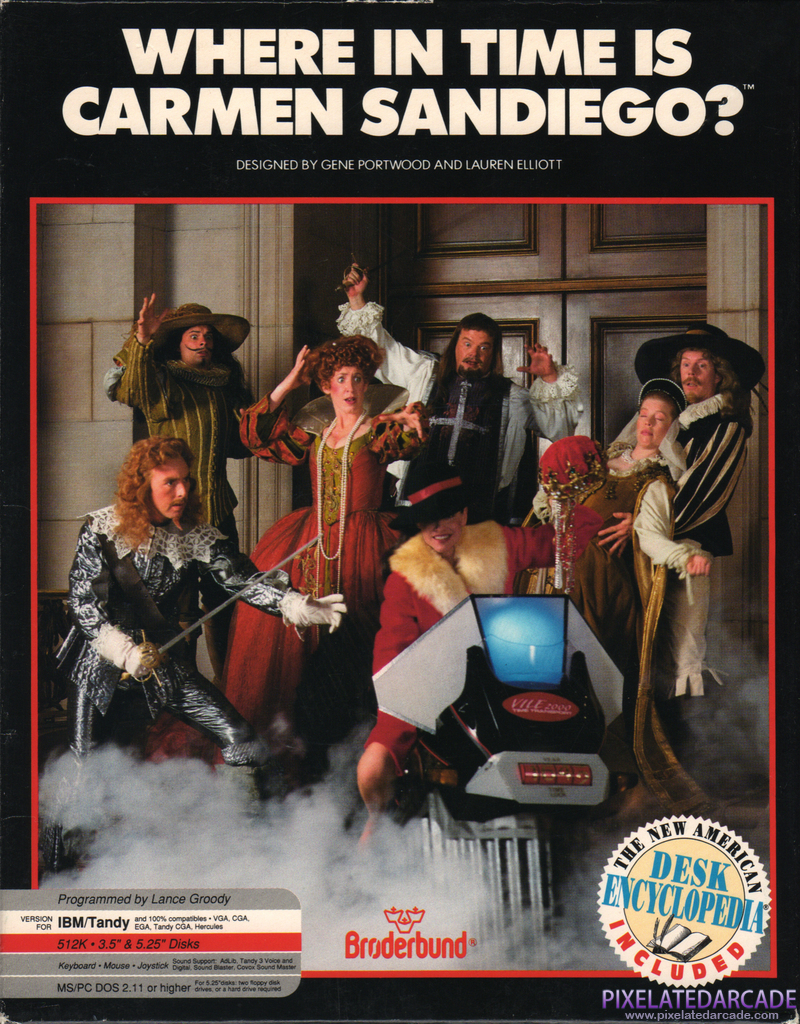 Where in Time is Carmen Sandiego? Cover Art: 