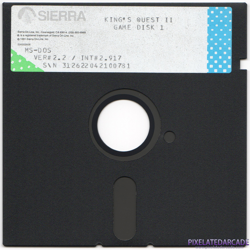 King's Quest II: Romancing the Throne Cover Art: 