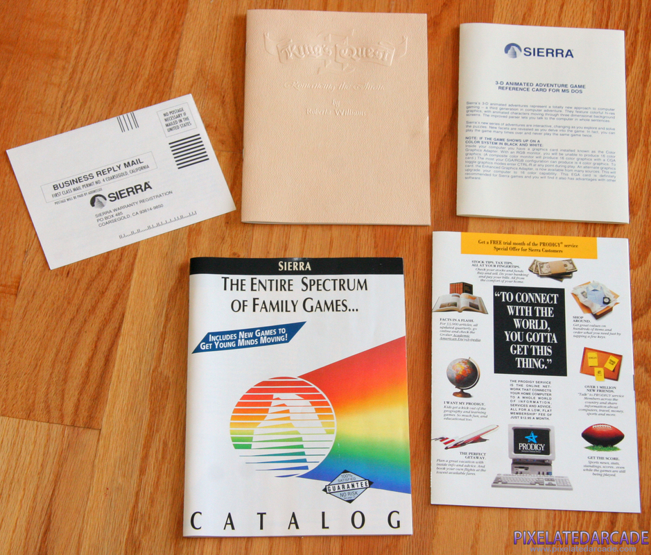 King's Quest II: Romancing the Throne Cover Art: Documentation